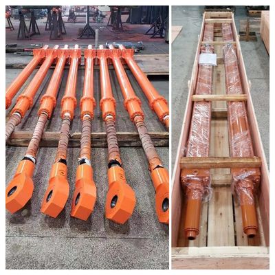 cilindros hidráulicos de 3 estágios com tubo de cilindro de 27SiMn