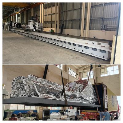 Função de projeto de trilho de guia ultra largo / máquina Srb com sistema CNC SIEMENS e lubrificação SHOWA