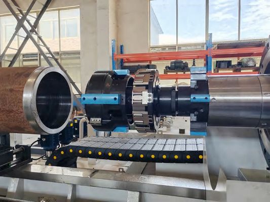 Máquina hidráulica SRB para esquiar e queimar rolos 4000 mm comprimento de usinagem