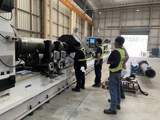 Controle de viagem Equipamento de esquiamento e queima de rolos com sistema CNC SIEMENS