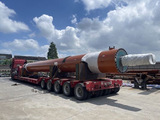 C45 cilindro hidráulico de aço personalizado / cilindros hidráulicos de grande dilatação ISO9001