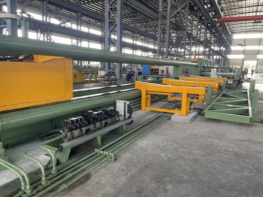 Máquina hidráulica de desenho a frio de três linhas Máquina de desenho de tubo de velocidade de 5,5 m/min