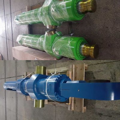 21 Mpa siderúrgica cilindros hidráulicos pesados com comprimento de curso adaptado