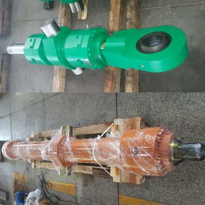 Pressão de operação de 21 Mpa cilindros de ação única utilizados no domínio das máquinas pesadas