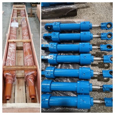 21 Mpa Pressão de Operação cilindros hidráulicos pesados com tubo de cilindro 27SiMn em fábrica de aço