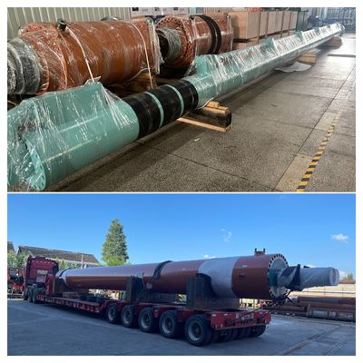 21 Mpa Pressão de Operação Fábrica de aço cilindros hidráulicos de trabalho pesado com diâmetro máximo de furo 865mm