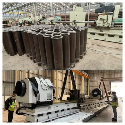 Rotação da peça de trabalho / ferramenta SRB Máquina de esquiar e dispositivo de queima de rolos