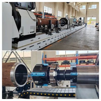 Máquina de esmagamento de esguios e rolos brancos ISO9001 para processamento de buracos internos