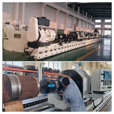 0.8 mm/r Ra 0.037 Máquina de queima de rolos de esquiva com design de trilho de guia ultra largo