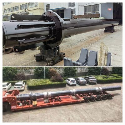 Anti-rotação cilindro de fundição vertical autoguiado cilindro hidráulico cromado