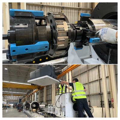 SIEMENS Processo Elétrico de Furo Interno Skiving Roller Burning com Design de Ferrovias de Guia Ultra Largas