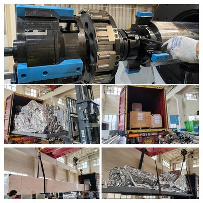 SHOWA CNC Tipos de SRB Máquina de ferramentas 100mm 2 cabeça de queima Siemens CNC sistema motor de fuso